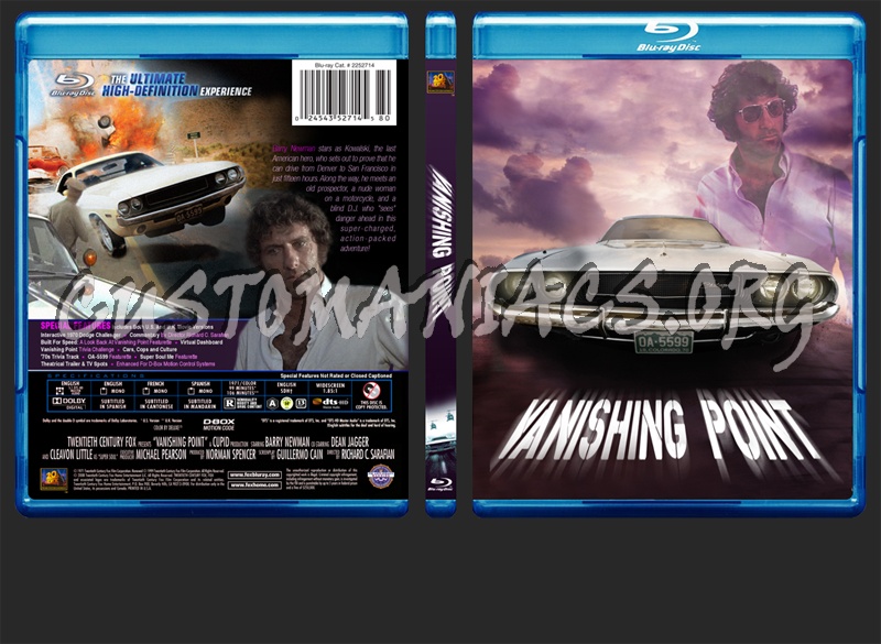 Vanishing Point blu-ray cover