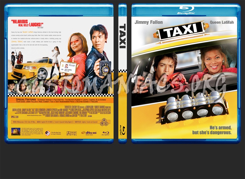 Taxi blu-ray cover - DVD Covers & Labels by Customaniacs, id: 194164