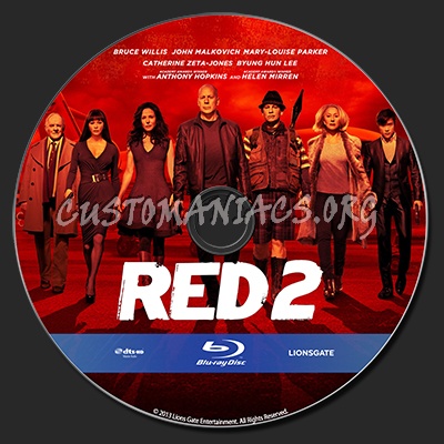 Red 2 blu-ray label