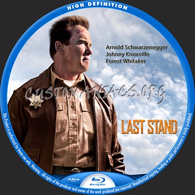 The Last Stand blu-ray label