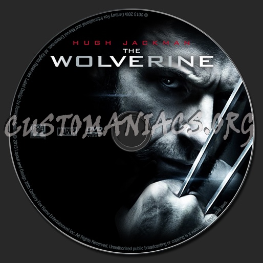 Wolverine, The dvd label