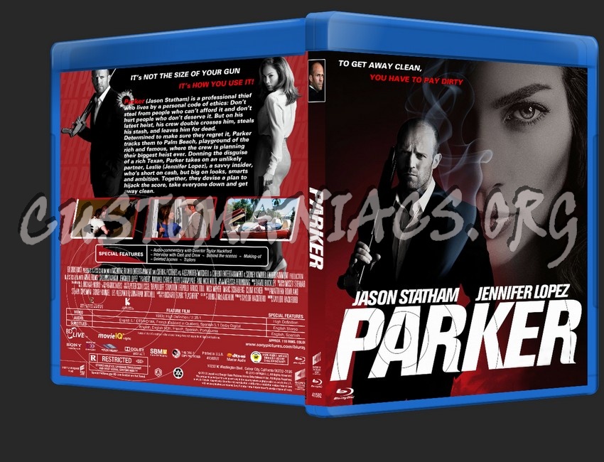 Parker blu-ray cover