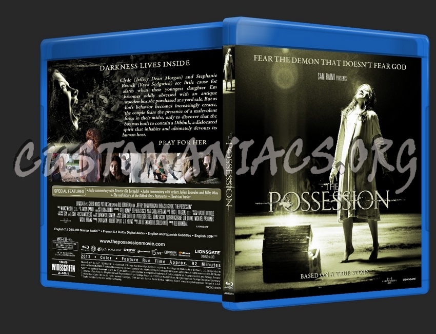 The Possession blu-ray cover