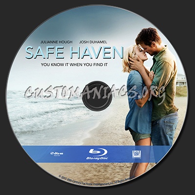 Safe Haven blu-ray label