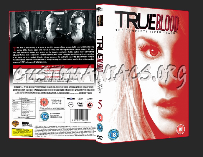 True Blood Season 5 dvd cover