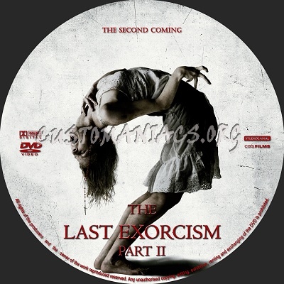 The Last Exorcism Part II dvd label