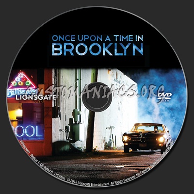 Once Upon a Time in Brooklyn dvd label