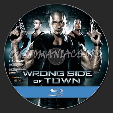 Wrong Side of Town blu-ray label