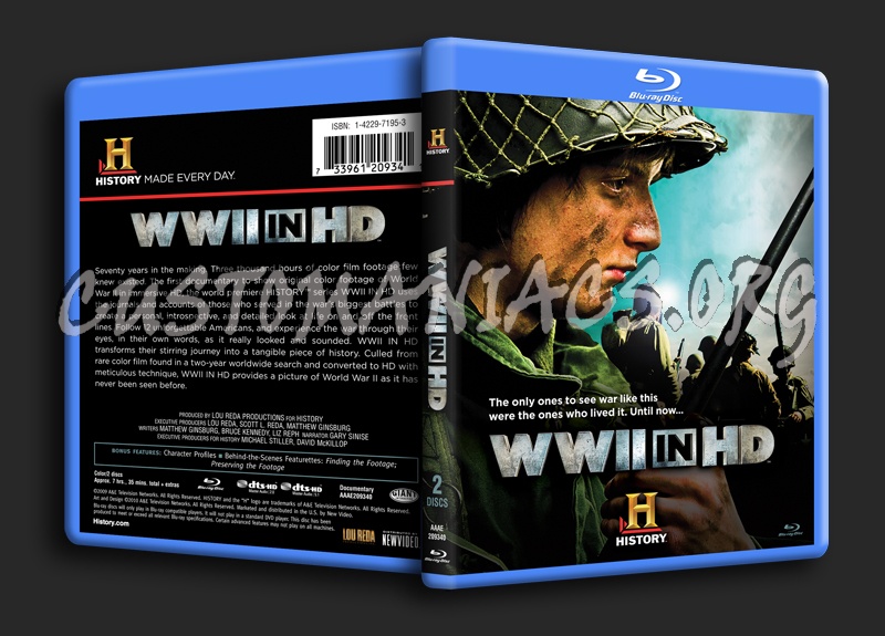 WWII in HD blu-ray cover