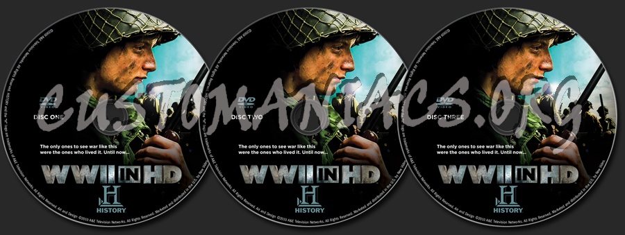 WWII in HD dvd label