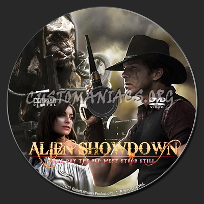 Alien Showdown The Day the Old West Stood Still dvd label