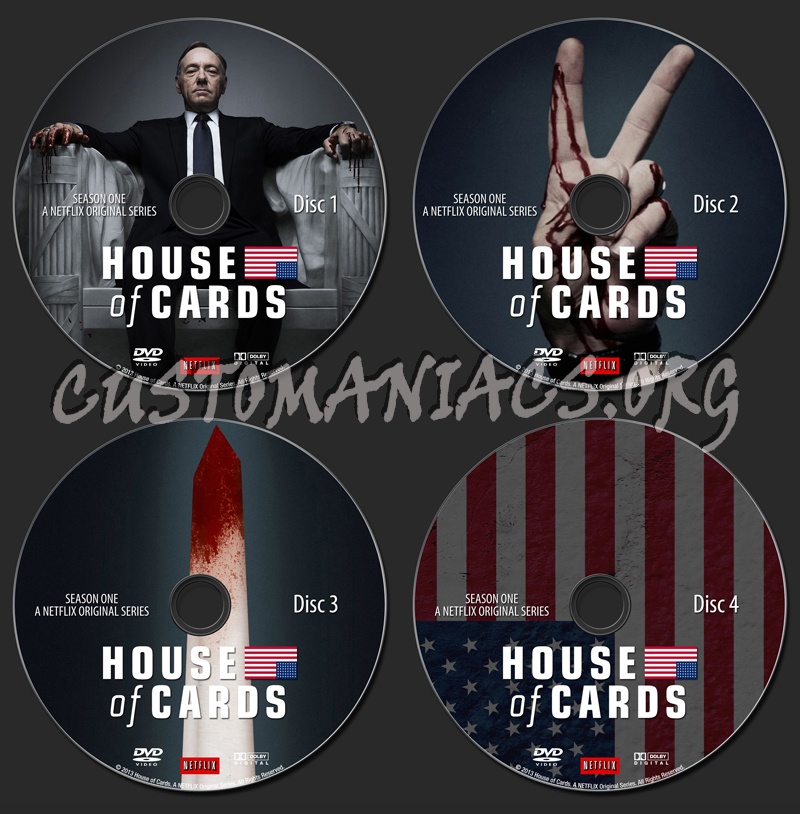 House of Cards - Season 1 dvd label