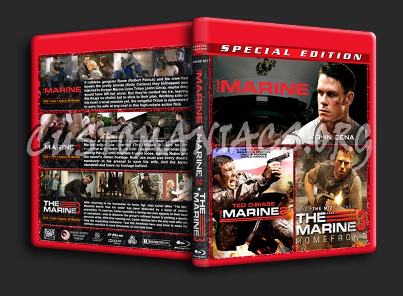 The Marine Trilogy blu-ray cover