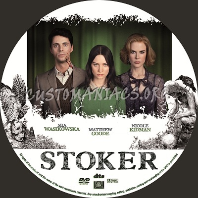 Stoker dvd label