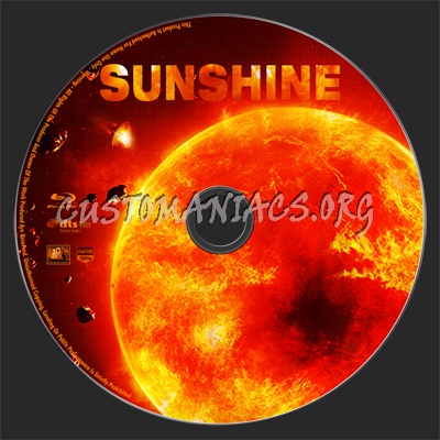 Sunshine blu-ray label