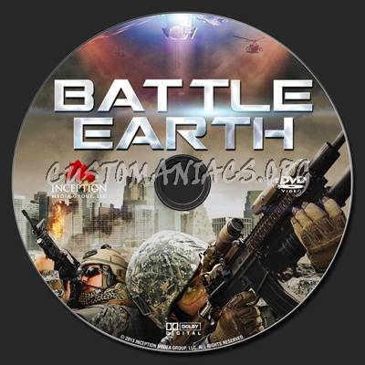 Battle Earth dvd label