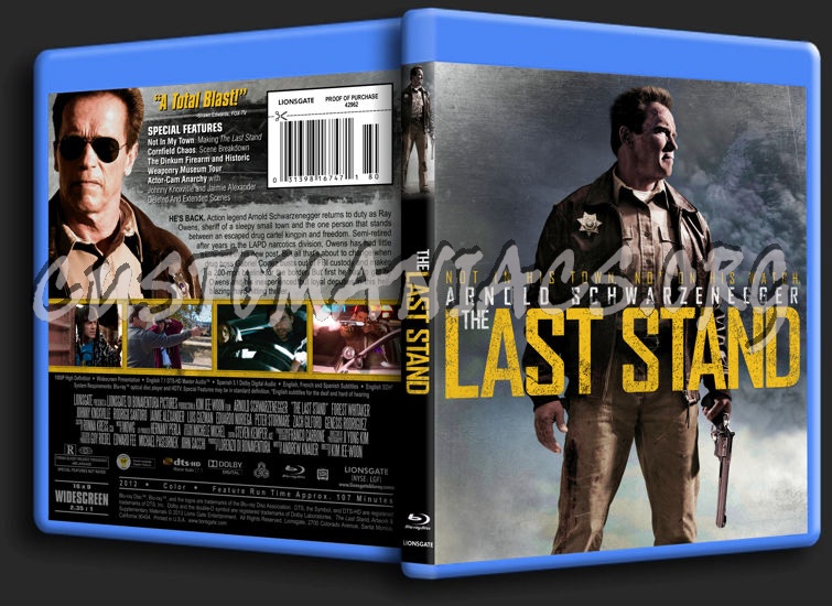 The Last Stand blu-ray cover