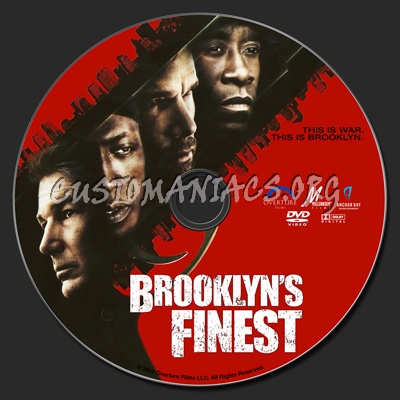 Brooklyn's Finest dvd label