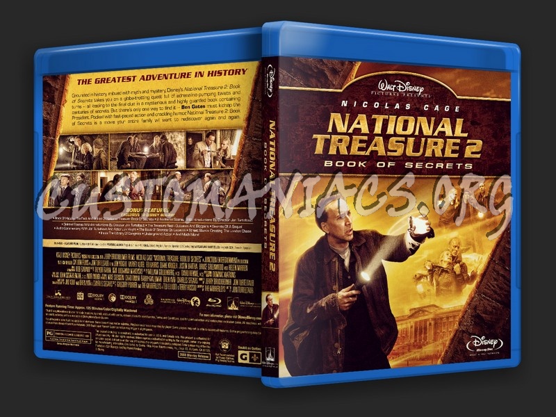 National Treasure 2: Book of Secrets blu-ray cover