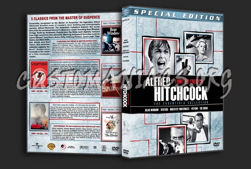 Alfred Hitchcock Essentials Collection dvd cover