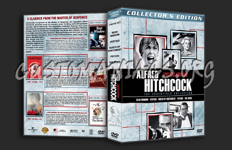 Alfred Hitchcock Essentials Collection dvd cover