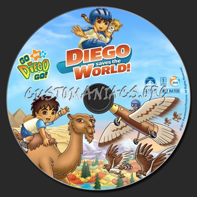 Go Diego Go! Diego Saves The World! dvd label