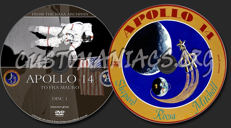 Apollo 14 - To Fra Mauro dvd label