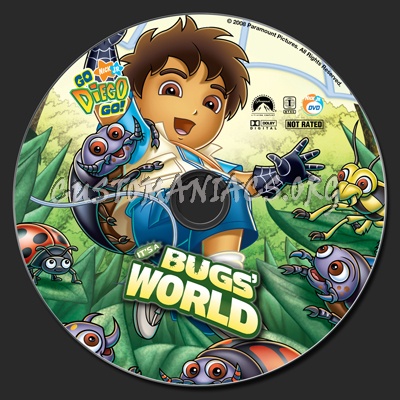 Go Diego Go! It's A Bugs' World dvd label