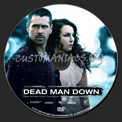 Dead Man Down dvd label