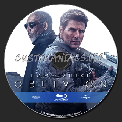 Oblivion blu-ray label