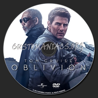 Oblivion dvd label