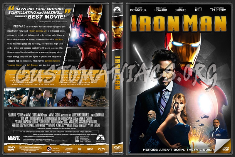 Iron Man dvd cover