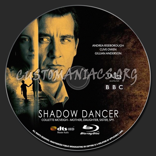 Shadow Dancer blu-ray label