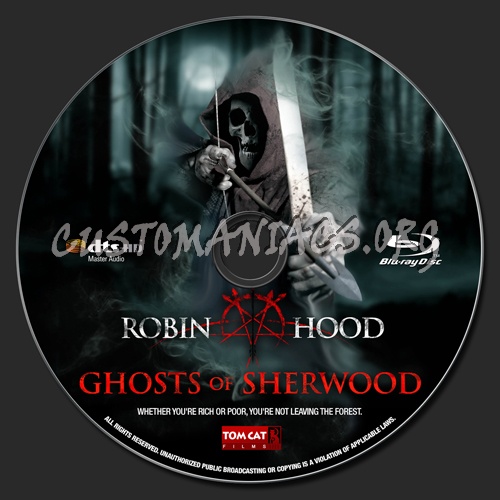 Robin Hood: Ghosts of Sherwood blu-ray label