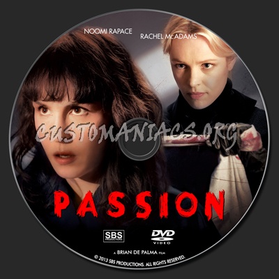 Passion dvd label