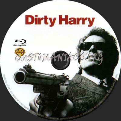 Dirty Harry blu-ray label