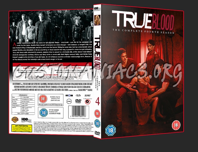 True Blood Season 4 dvd cover