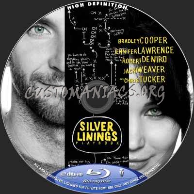 Silver Linings Playbook blu-ray label