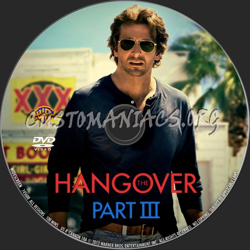 The Hangover Part III dvd label