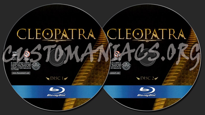 Cleopatra blu-ray label