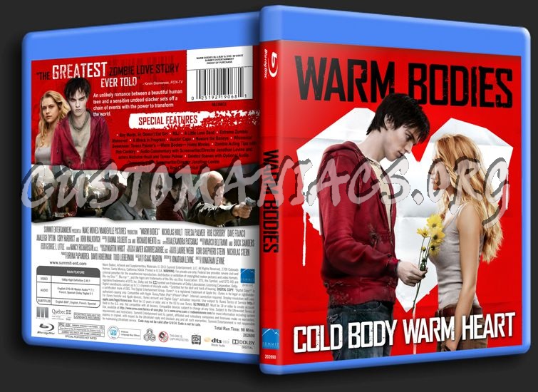 Warm Bodies blu-ray cover