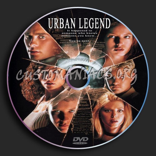 Urban Legend dvd label