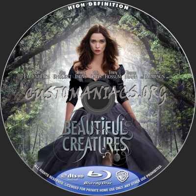 Beautiful Creatures blu-ray label