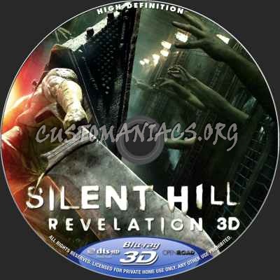 Silent Hill: Revelation (2D+3D) blu-ray label