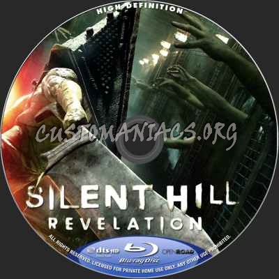 Silent Hill: Revelation (2D+3D) blu-ray label