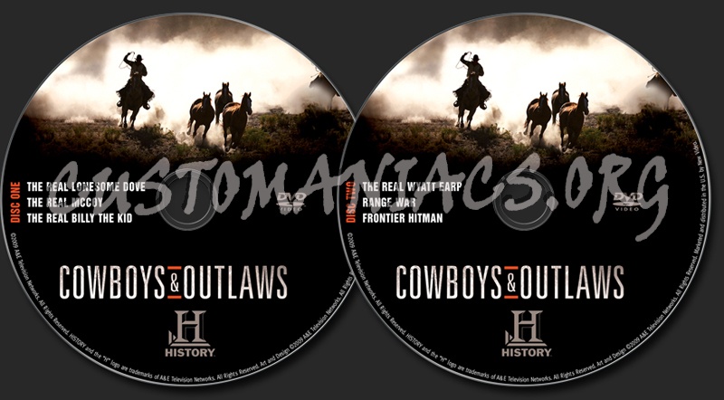 Cowboys & Outlaws dvd label