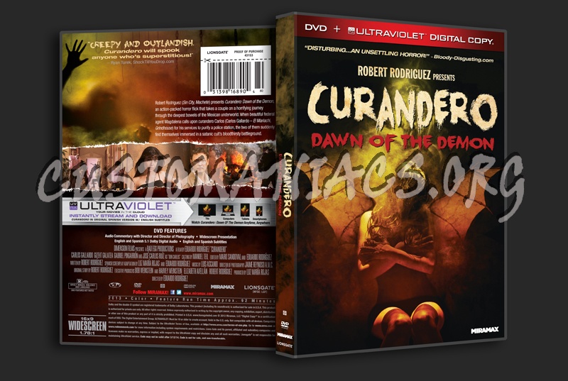 Curandero Dawn of the Demon dvd cover