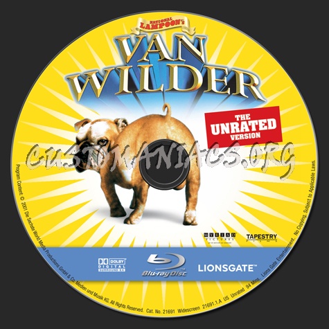 Van Wilder blu-ray label