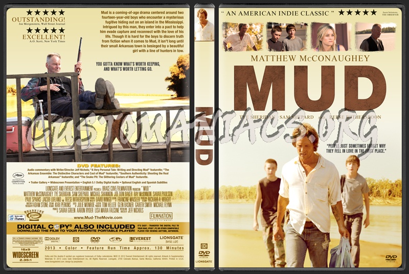 Mud (2013) dvd cover