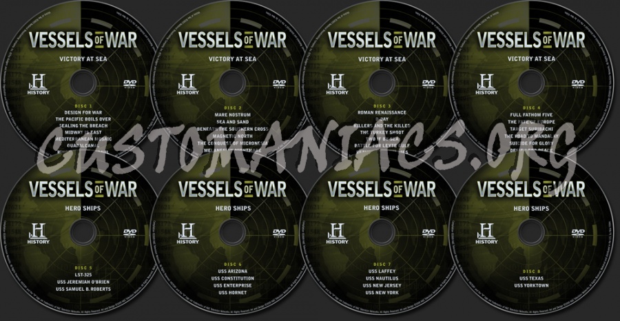 Vessels of War dvd label